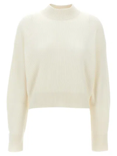Brunello Cucinelli Mohair Silk Sweater Sweaters And Cardigans White In White