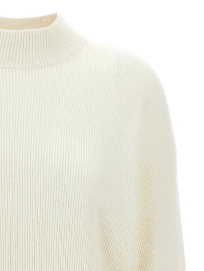 Brunello Cucinelli Mohair Silk Sweater Sweaters And Cardigans White In White