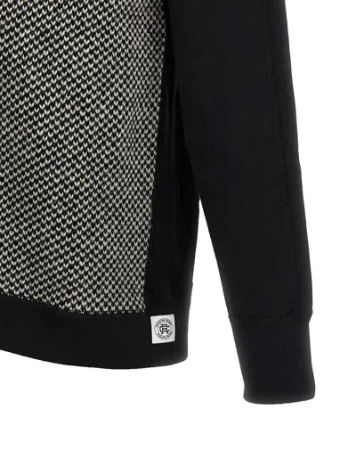 Junya Watanabe Cotton And Wool Hoodie In Multicolor