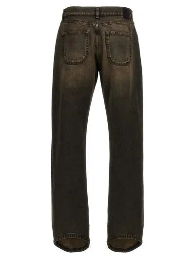 Off-white Off White 'relax Round' Jeans In Gray