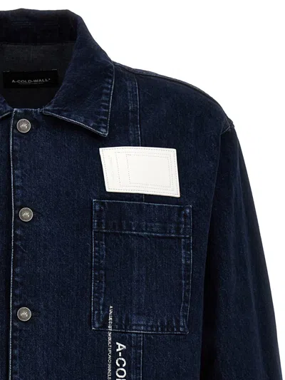 A-cold-wall* Discourse Chore Casual Jackets, Parka Blue In Blue