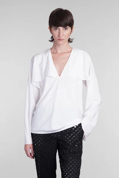 Helmut Lang Layered-design Blouse In White
