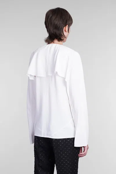 Helmut Lang Layered-design Blouse In White