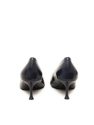 Sergio Levantesi Ella Pointed-toe Leather Pumps In Black