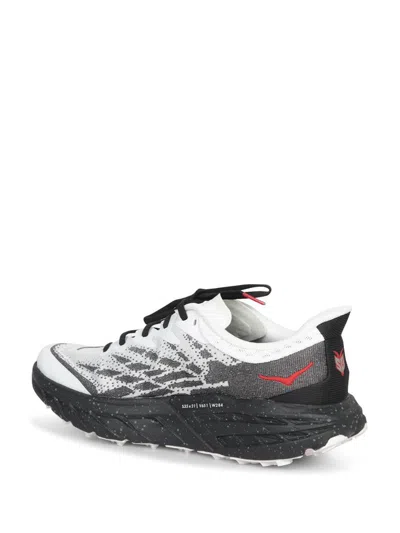 Hoka Speedgoat 5 Rubber-trimmed Mesh Sneakers In White