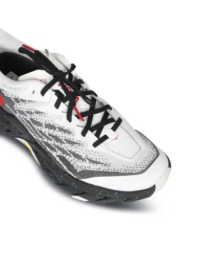Hoka Speedgoat 5 Rubber-trimmed Mesh Sneakers In White