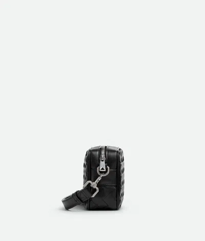 Bottega Veneta Leather Camera Mini Shoulder Bag In Black