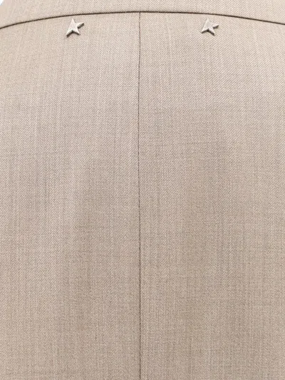 Golden Goose Tailored Wool Fresco Jacket For In Brown
