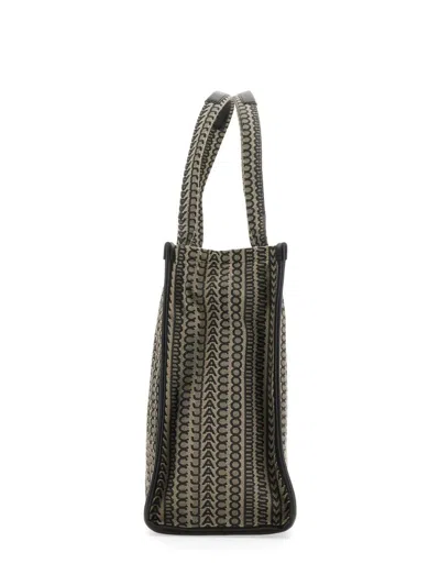 Marc Jacobs Sac Cabas The Monogram Jacquard Large Tote Bag In Beige