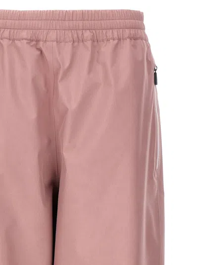 Moncler Elasticated-waist Tapered Track Pants In Pink