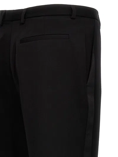 Saint Laurent Black Wool Trousers In Black