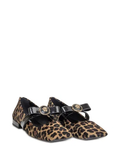 Versace Ballerina T.20 In Brown/black/gold