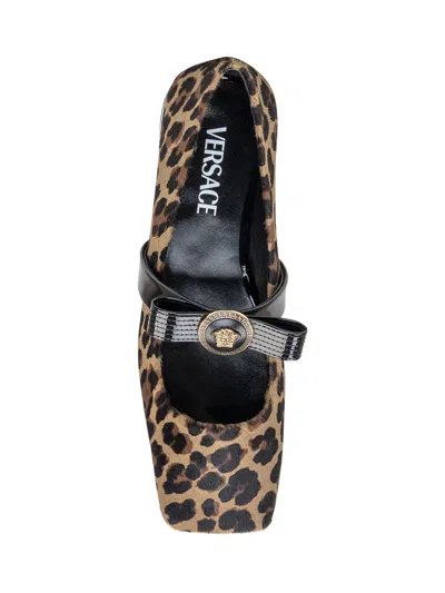 Versace Ballerina T.20 In Brown/black/gold