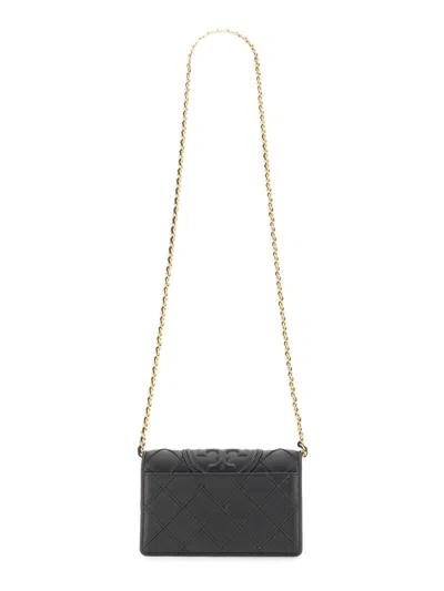 Shop Tory Burch "fleming" Wallet In Black