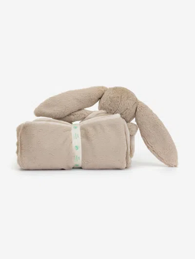 Jellycat Baby Bashful Bunny Blankie In Beige