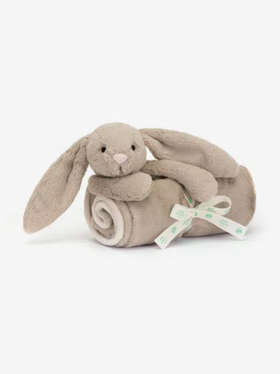 Jellycat Baby Bashful Bunny Blankie In Beige