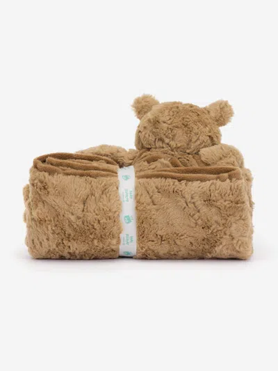 Jellycat Baby Bartholomew Bear Blankie In Brown