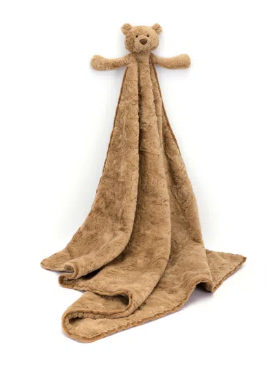 Jellycat Baby Bartholomew Bear Blankie In Brown