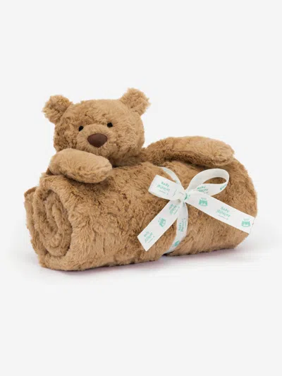 Jellycat Baby Bartholomew Bear Blankie In Brown