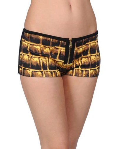Versace Beach Shorts And Trousers In Dark Brown