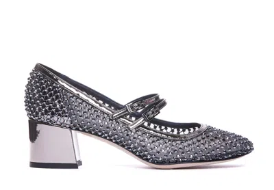 Shop Le Silla With Heel In Silver