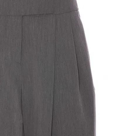 Shop Pinko Trousers In Grey