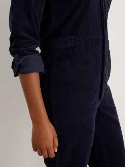 Alex Mill Standard Jumpsuit In Fine Wale Corduroy In Deep Navy