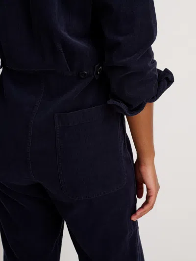 Alex Mill Standard Jumpsuit In Fine Wale Corduroy In Deep Navy