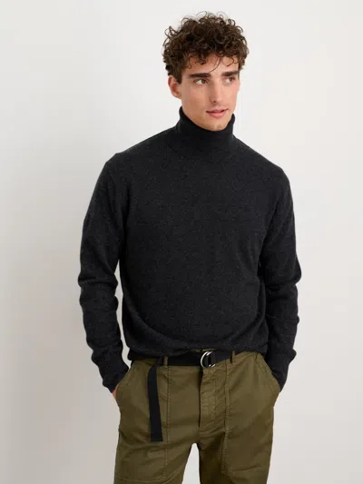 ALEX MILL TURTLENECK IN WASHED CASHMERE 