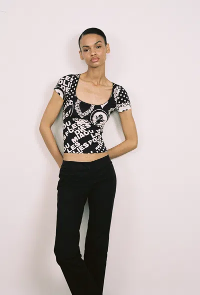 Fw24 Lulu Top In Les Foiles