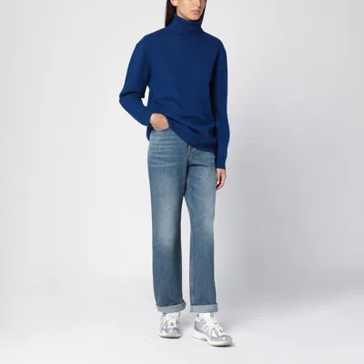 Apc Wool Turtleneck Sweater With Ribbed Cuffs And Hem