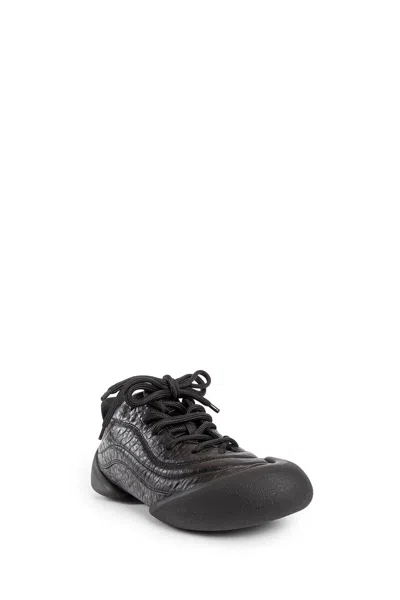 Shop Alexander Mcqueen Man Black Sneakers