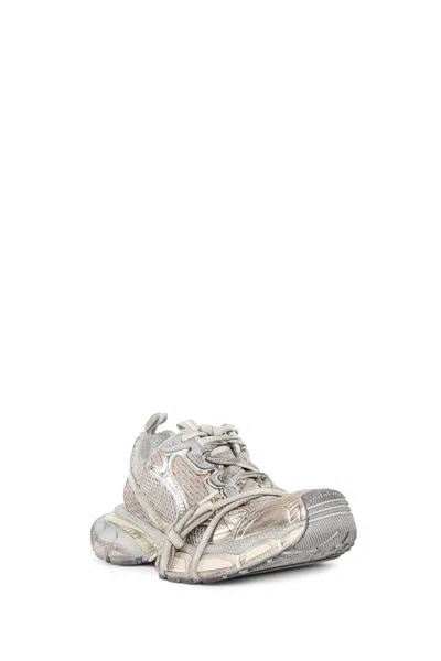 Balenciaga Multicolor Canvas 3xl Sneakers In Beige