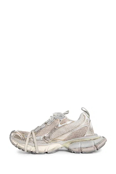 Balenciaga Multicolor Canvas 3xl Sneakers In Beige