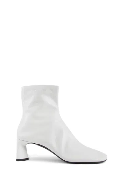 Shop Balenciaga Woman Off-white Boots