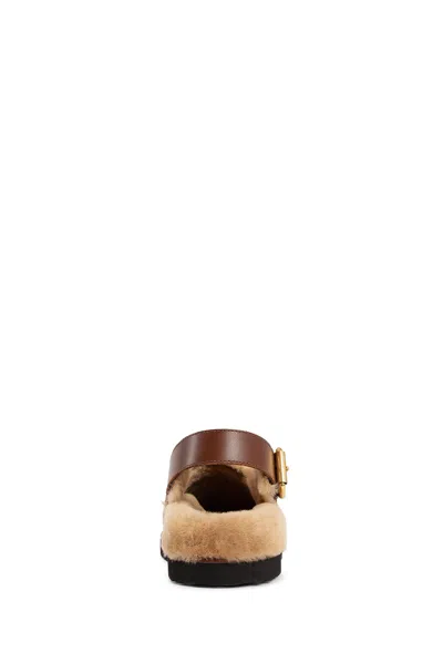 Shop Chloé Woman Brown Flats