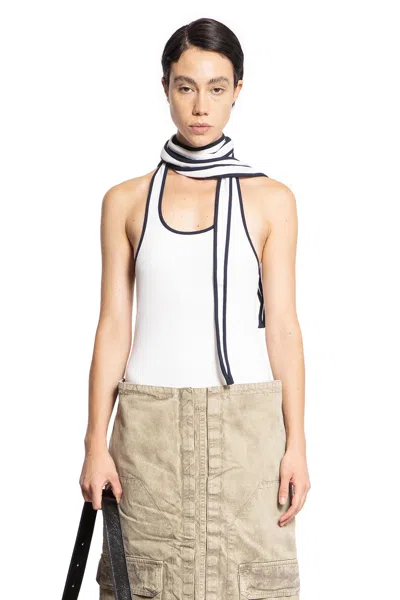 Y/project White Multi-scarf Tank Top In White