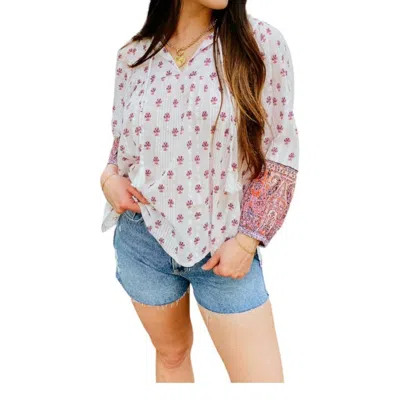Cleobella Tawny Blouse In Mahal In White