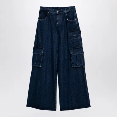 Off-white Wide-leg Cargo Pants