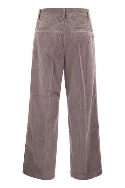 Polo Ralph Lauren Corduroy Trousers In Purple