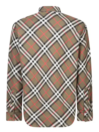 Burberry Vintage Checked Shirt In Green