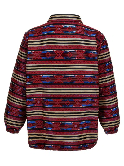 Needles Jacket Striped Pattern Side Pockets In Multicolor