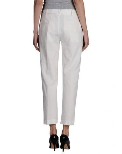 Shop Ann Demeulemeester Casual Pants In Ivory