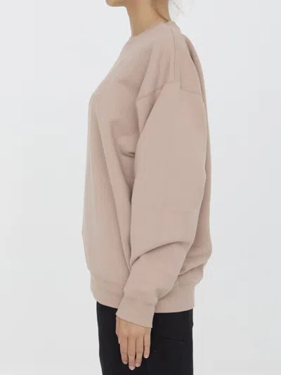 Saint Laurent Sweatshirt In Pink