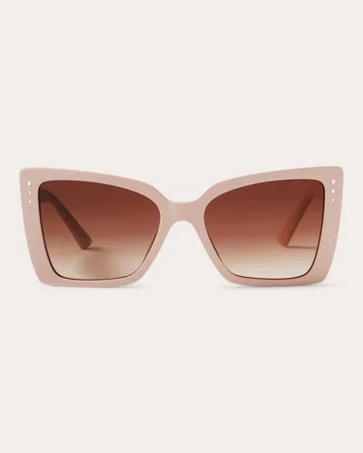 Jimmy Choo Lorea Cat-eye Sunglasses In Brown