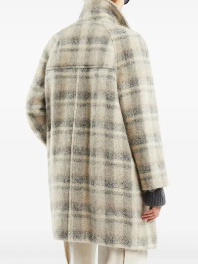 Fay Jacqueline Check-pattern Coat