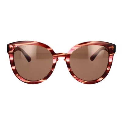 Gucci Eyewear Sunglasses In Brown