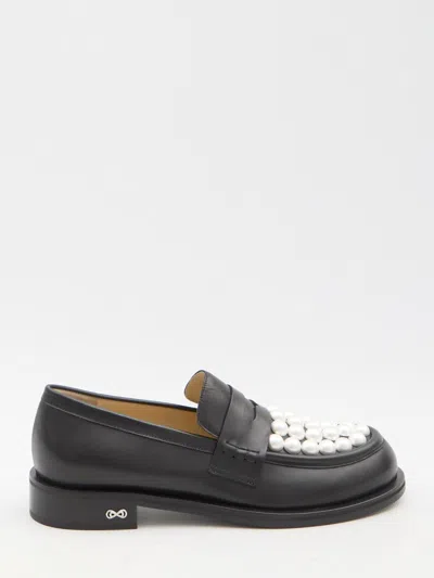 Mach&mach Mach & Mach Flat Shoes In Black