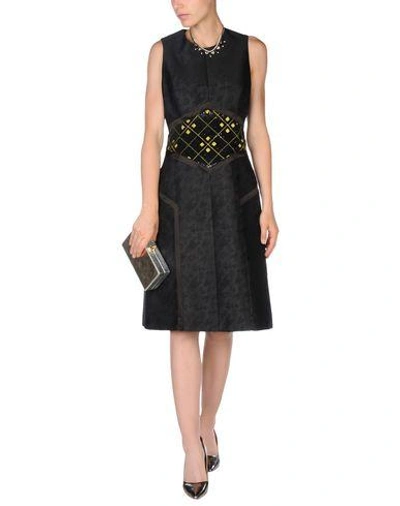 Shop Mary Katrantzou Knee-length Dress In Black