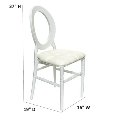 Csp Commercial Seating Products White Stacking O Back Chair